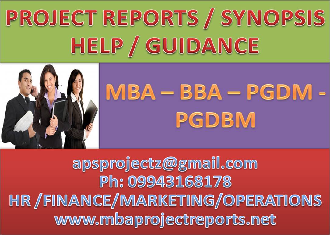 MBA projects download
